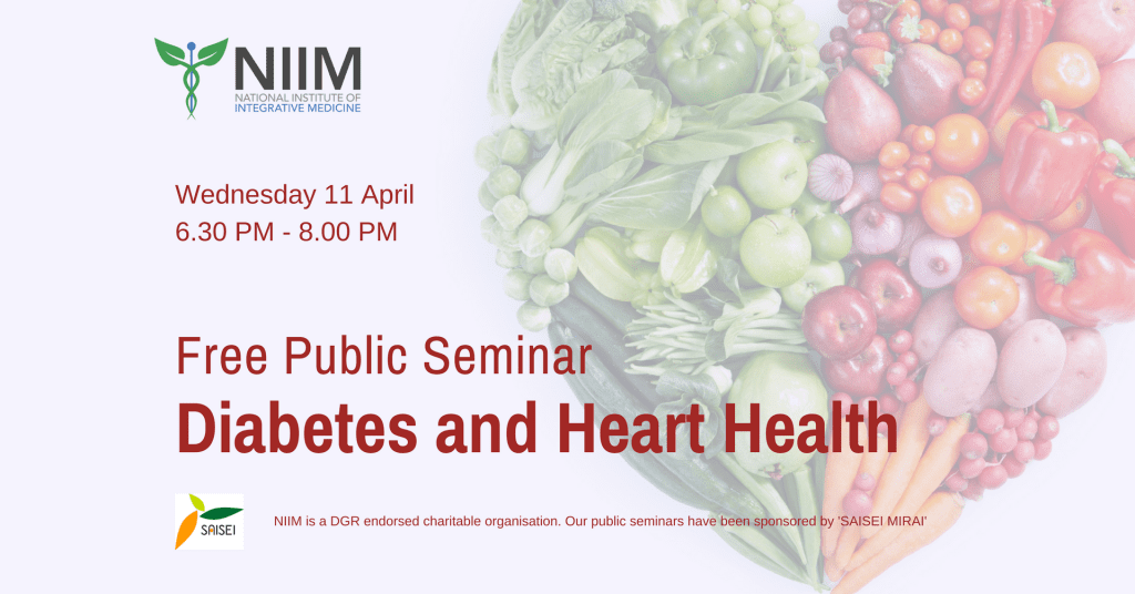 Free Public Seminar: Diabetes and Heart Health