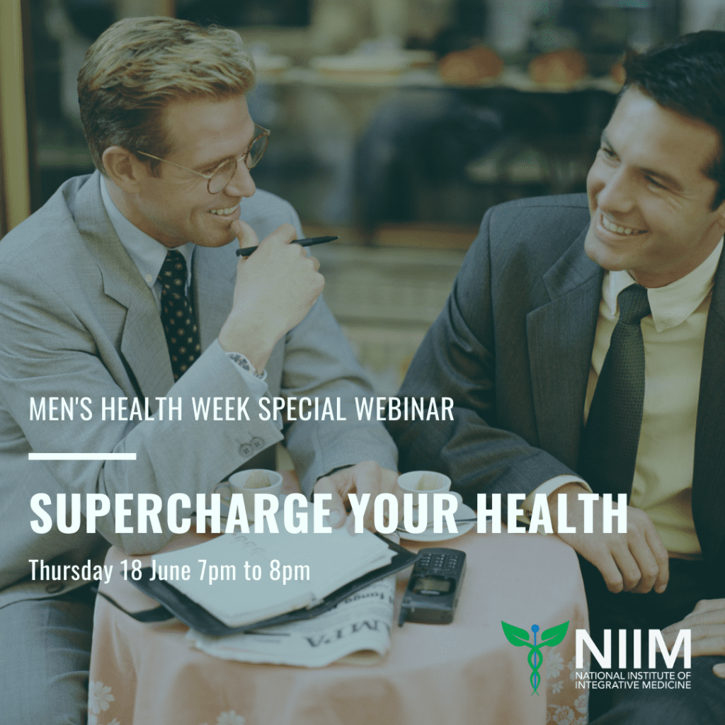 Webinar: Men's Health Week 2020: Supercharge Your Health